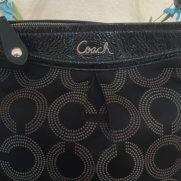 COACH Ashley Dotted Op-Art Crossbody Bag - Picture 3 of 12